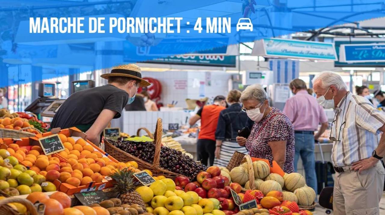 Appartement La Baule Pornichet Terrasse - Cuisine - Calme - Wifi - Parking Gratuit Экстерьер фото